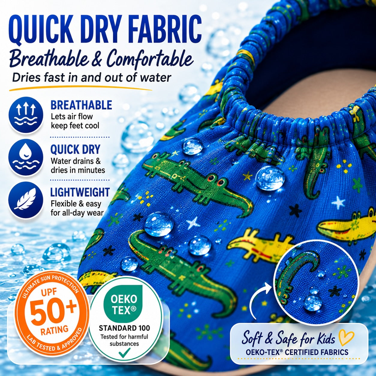 Kids Barefoot Beach & Pool Shoes